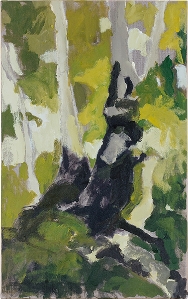 Julie Perrin, "sans-titre", huile sur toile, 60 x 38cm, 2019