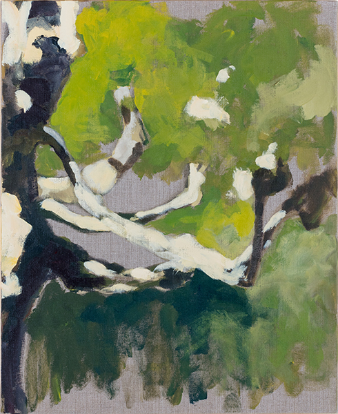 Julie Perrin, "sans-titre", huile sur toile, 60 x 50 cm, 2019