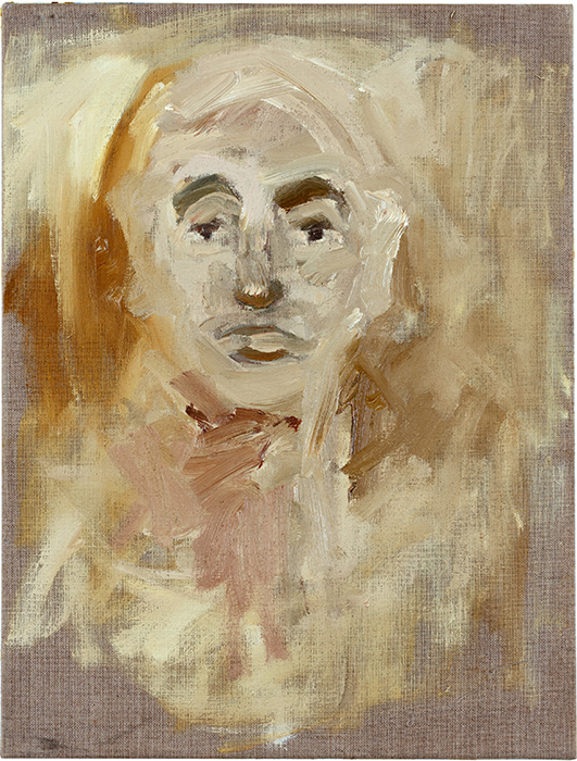 Julie Perrin, "sans titre", huile sur toile, 40 cm x 30 cm, 2001