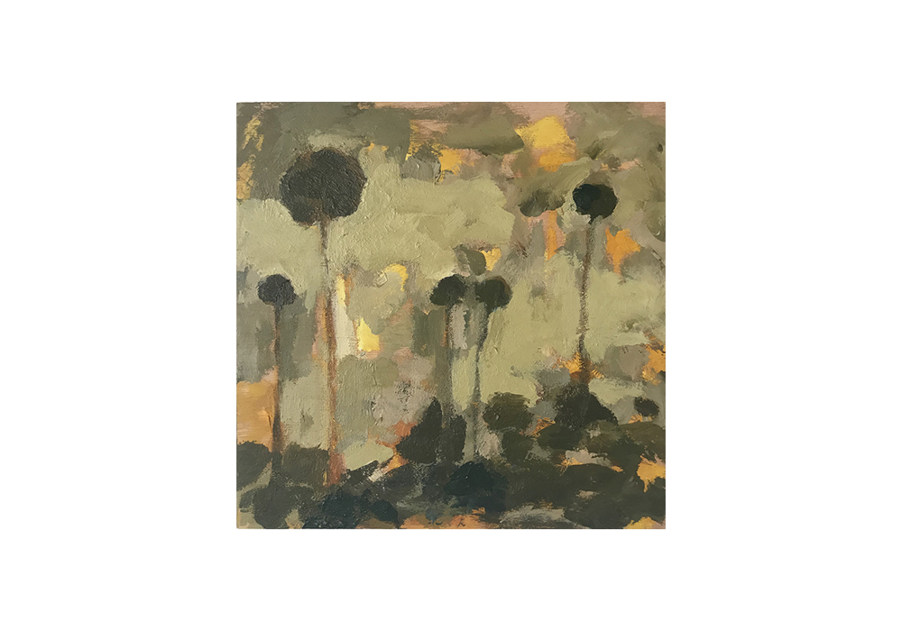 Julie Perrin, "sans titre",  acrylique sur bois, 20 x 20 cm,  2019