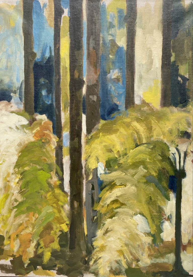 Julie Perrin, Sans titre, acrylique sur toile, 
73 x 54 cm, 2021